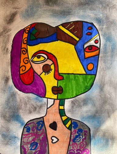 抽象人物绘画获奖