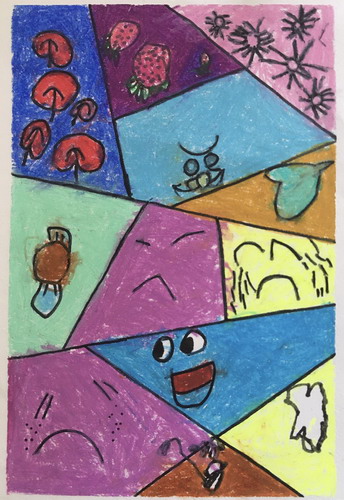 格子里的秘密六年级绘画