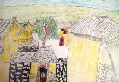 老房子手绘画简单好看