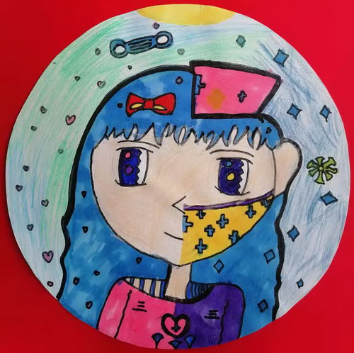 最美的你儿童画