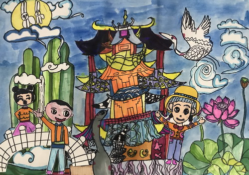 黄鹤楼手绘画获奖