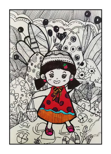 旅行日记儿童画获奖