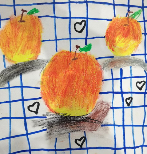 小苹果儿童绘画一等奖