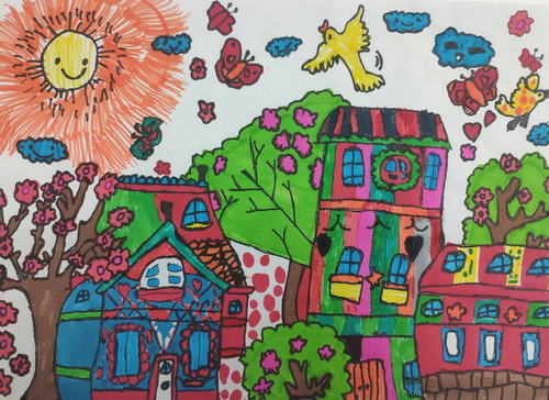 美丽的乡镇绘画获奖