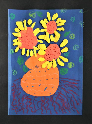 向日葵手绘画简单好看