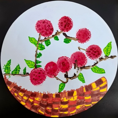 最好吃的荔枝绘画获奖作品