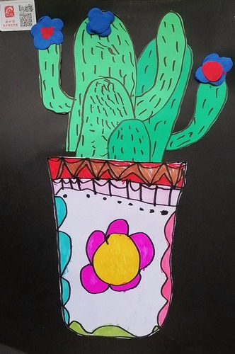 仙人掌绘画获奖作品