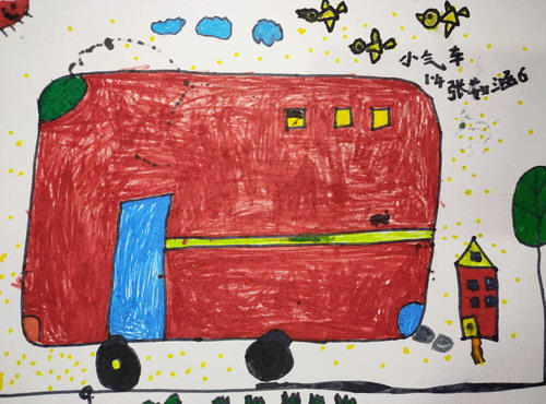 小汽车画画好看