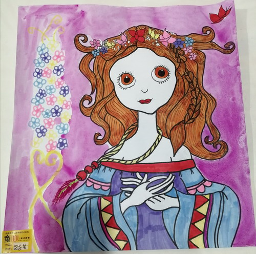 动漫人物写生绘画漂亮