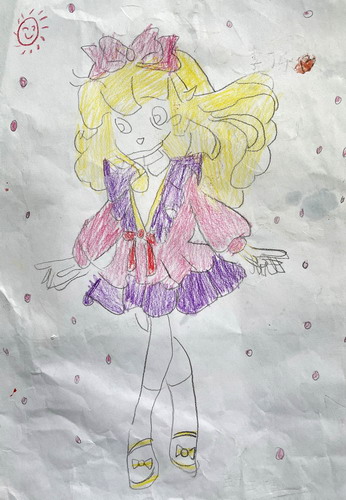 可爱的小女孩画简单好看