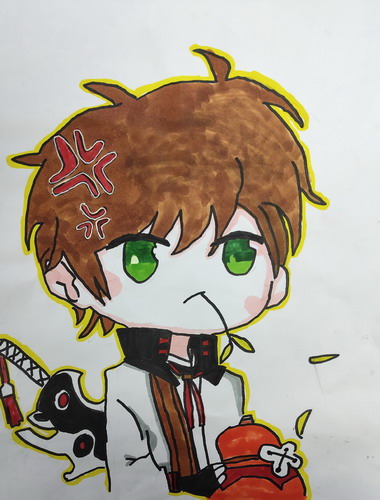 少年幼儿园绘画