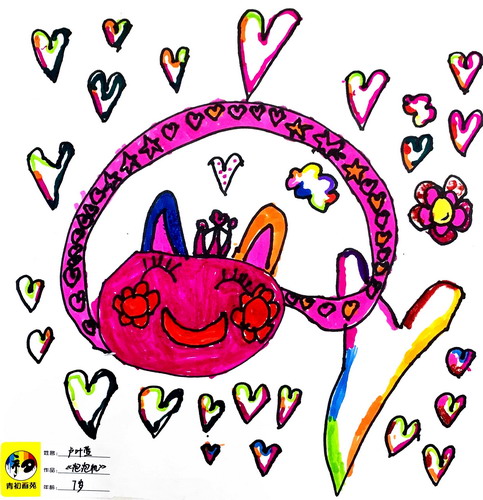 网红泡泡机绘画图片