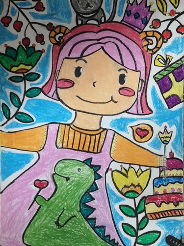 快乐童年绘画作品