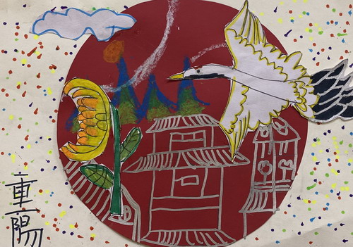 重阳手绘画图片