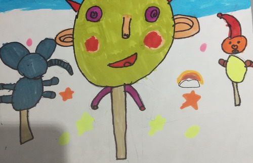 小扇子手绘画一等奖