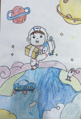宇航员绘画获奖