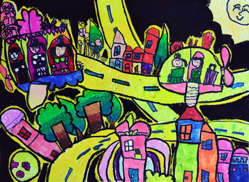 穿越时空绘画获奖作品