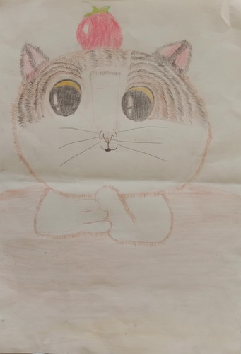 我家的小可爱手绘图片