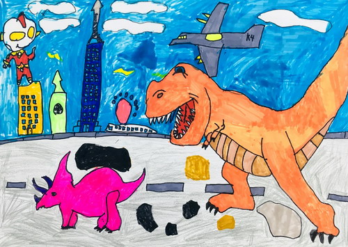 好吃的冰淇淋四年级绘画