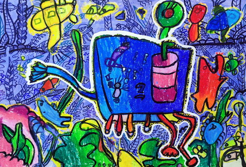 游览海底画画简单