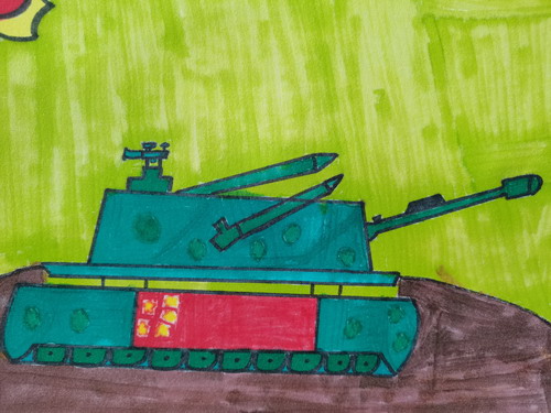 坦克绘画获奖