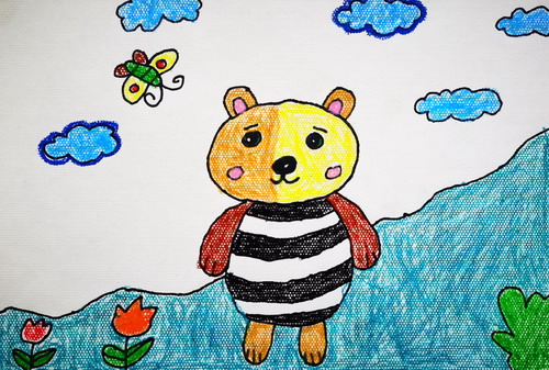 在路上创意画获奖