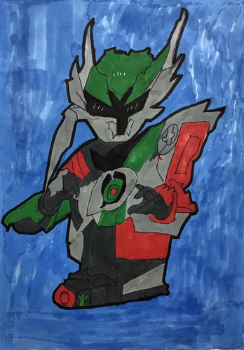 美丽的花创意画