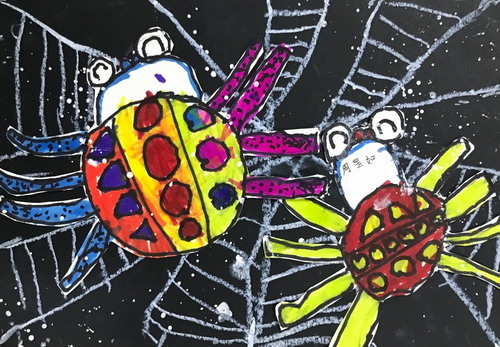 小小蜘蛛侠儿童绘画获奖