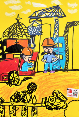 建筑工程绘画图片