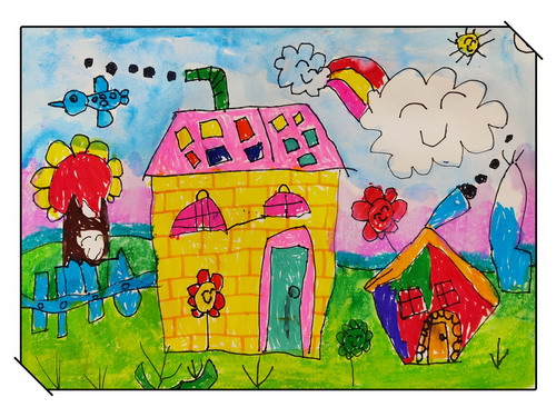 幸福的家园创意画获奖