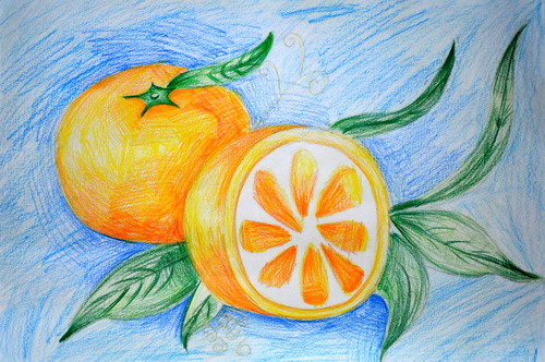 橙子儿童画获奖