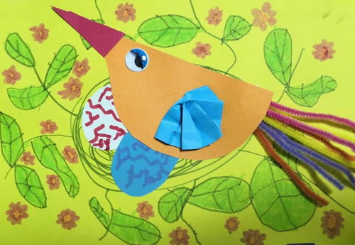 精灵鸟儿童画获奖