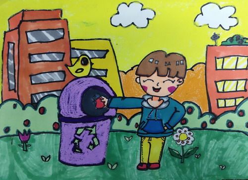 环保小卫士画简单好看