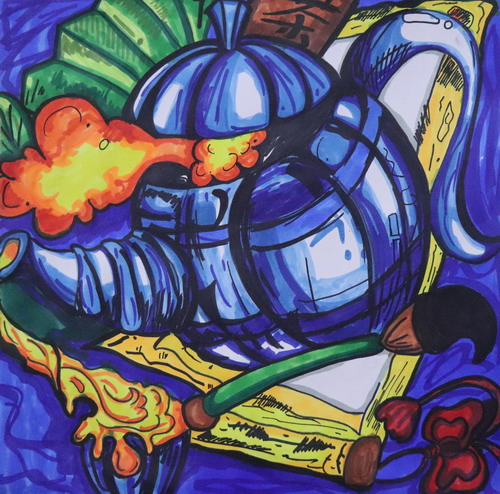 茶画简单又漂亮