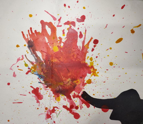 大象创意画获奖