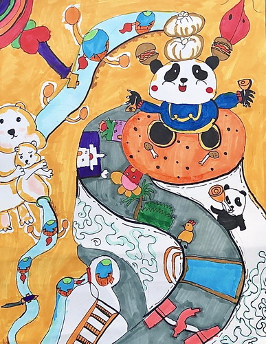 吃吃乐园绘画一等奖