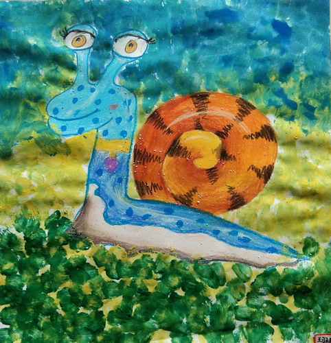 蜗牛创意画获奖