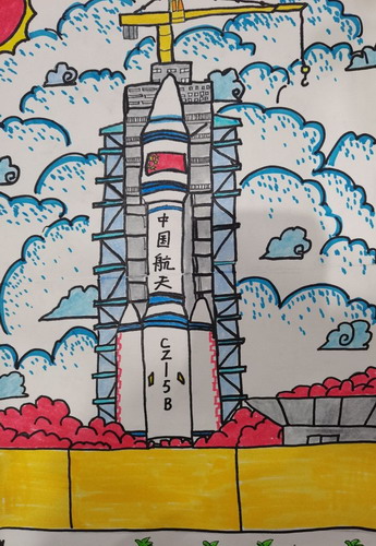 中国航天手绘画一等奖