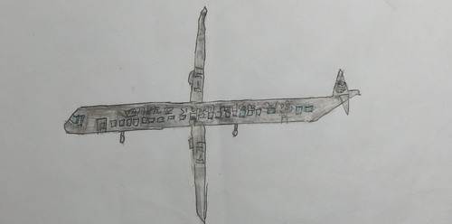 四川航空儿童画创意