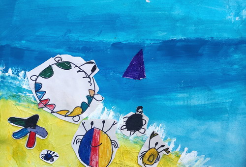 鲨鱼来啦！手绘画简单好看