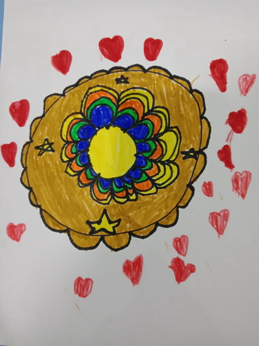 大月饼手绘插画