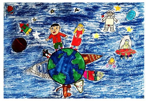 和爸爸妈妈环游世界绘画获奖作品