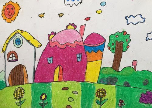 蔬菜乐园画画图片