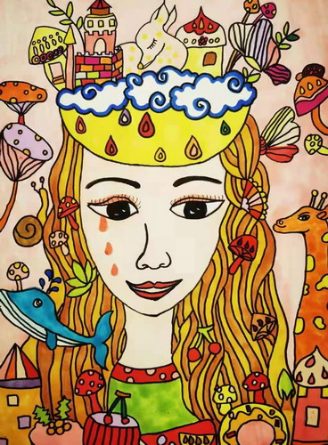 梦的狂想曲绘画作品