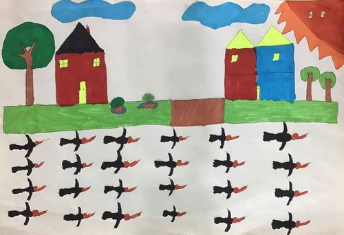 天空之城画画简单