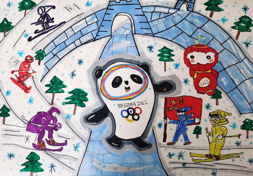 冬奥萌宝绘画获奖作品