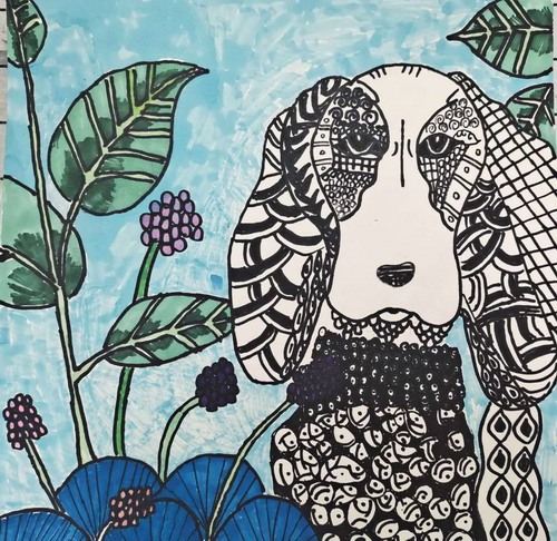 守望者五年级绘画