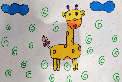 小鹿创意画获奖