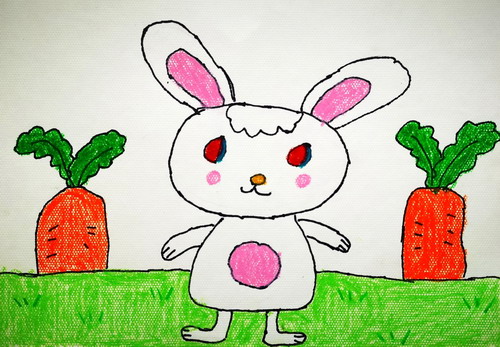 小白兔绘画获奖