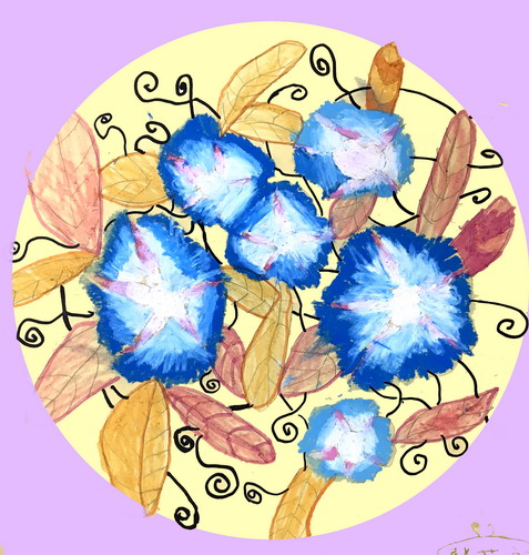花开绘画获奖